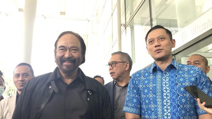 Surya Paloh Bertemu AHY, Bahas Koalisi hingga Cawapres Pendamping Anies